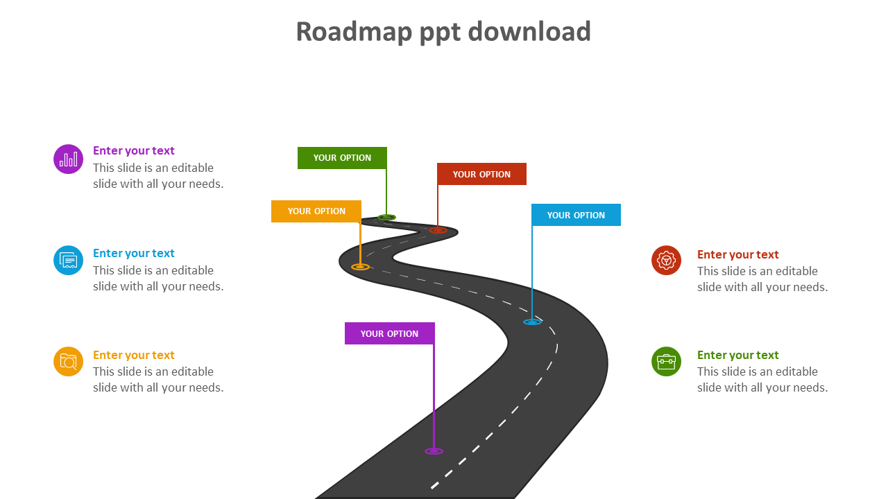 roadmap ppt download